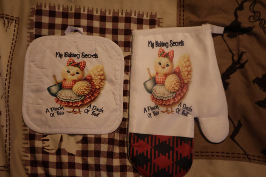 Chicken Secret baking Apron Set