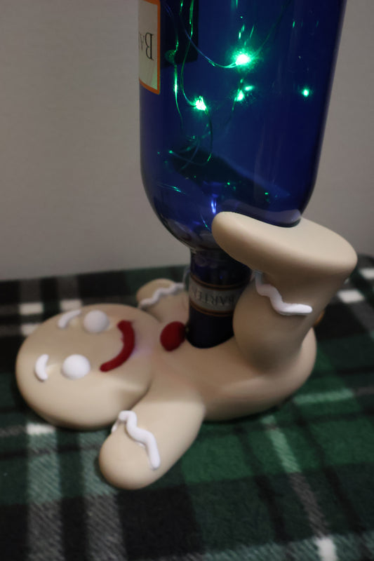 Gingerbread Man Wine/Liquor bottle holder