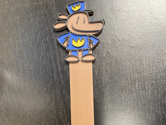 Dogman inspired bookmark