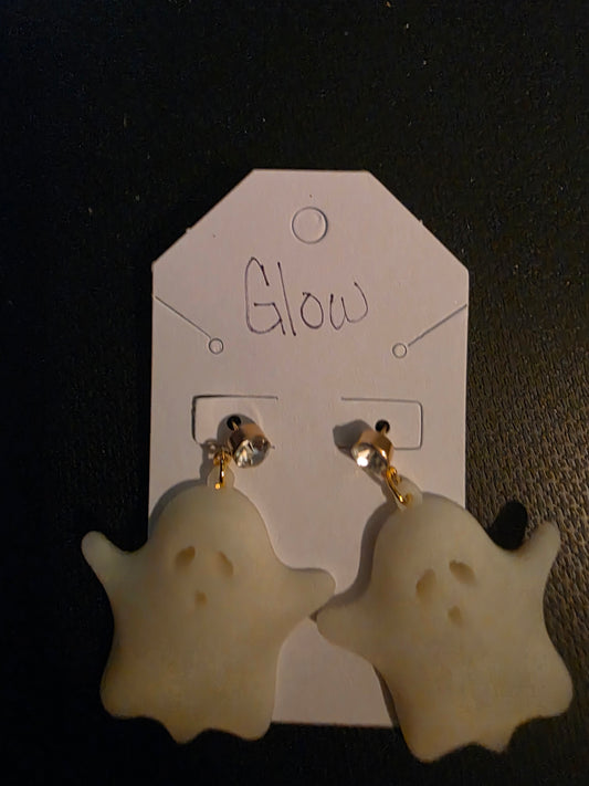Glow in the dark Ghost earrings
