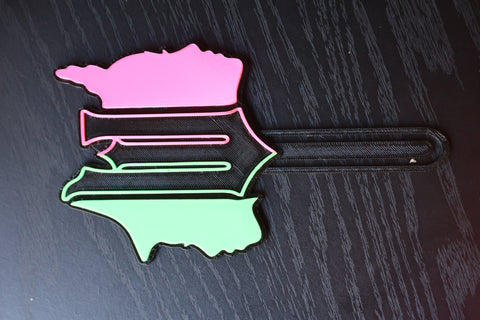 PINK GOES GOOD WITH GREEN BOOKMARK