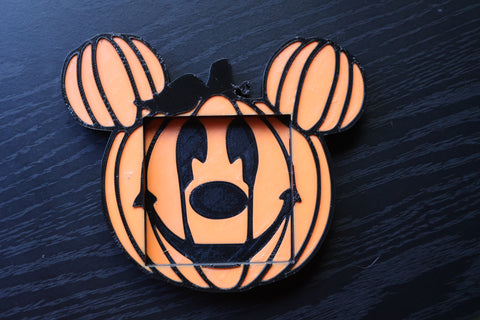 MICKEY PUMPKIN POST IT NOTE HOLDER