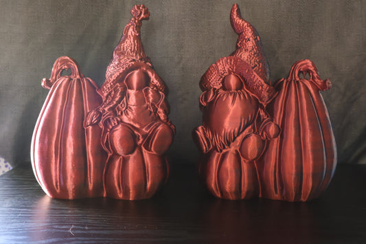 PUMPKIN GNOME COUPLE SET