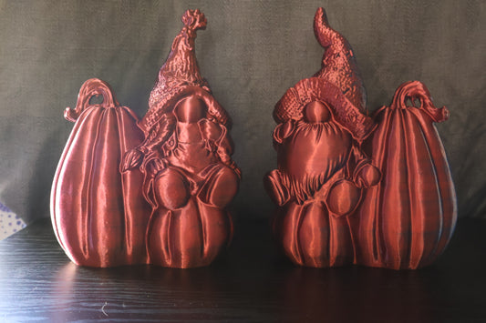 PUMPKIN GNOME COUPLE SET