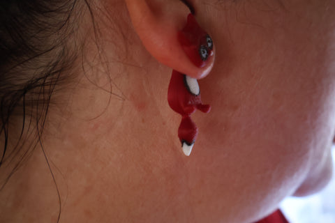 RED FOX EARRINGS