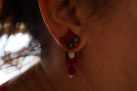 RED FOX EARRINGS