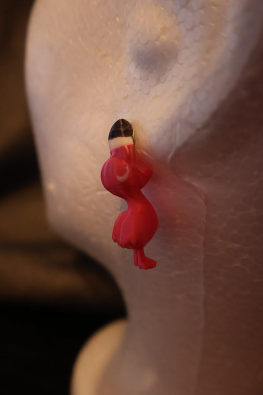 FLAMINGO CHOMP EARRINGS