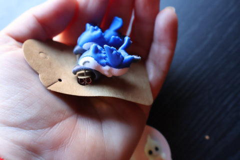 BLUEJAY CHOMP EARRINGS