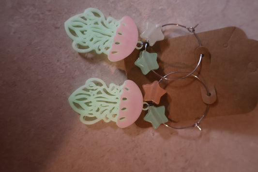 JELLY FISH EARRINGS