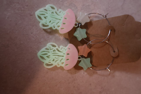 JELLY FISH EARRINGS