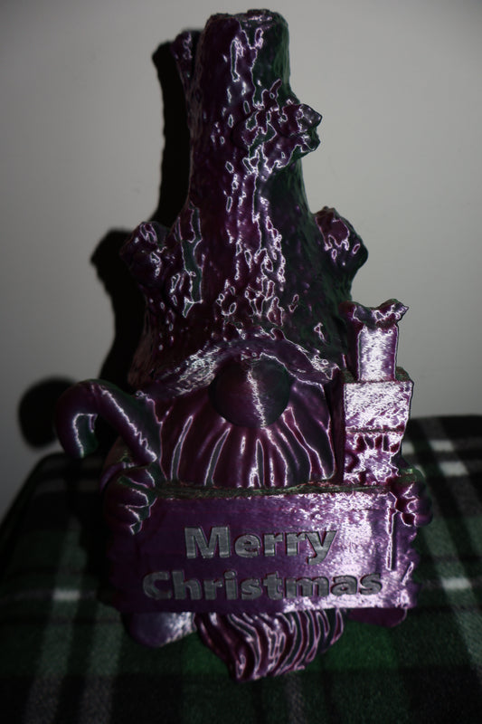 dual color Merry Christmas Gnome