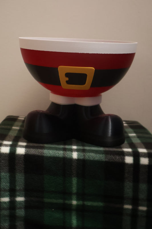 Santa candy bowl