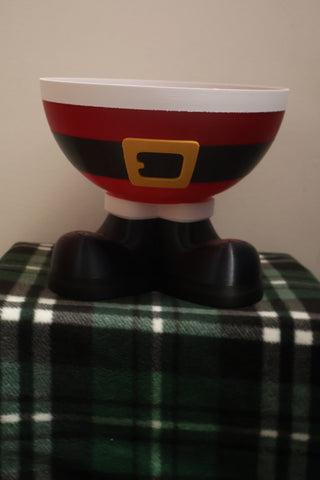 Santa candy bowl