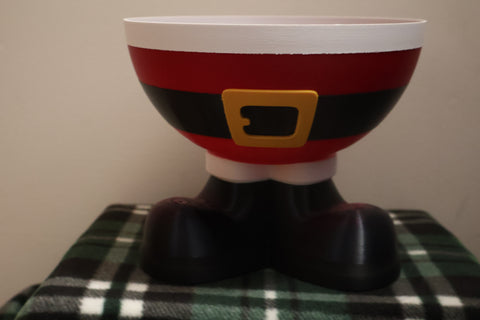 Santa candy bowl