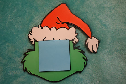 Grinchy post it note holder