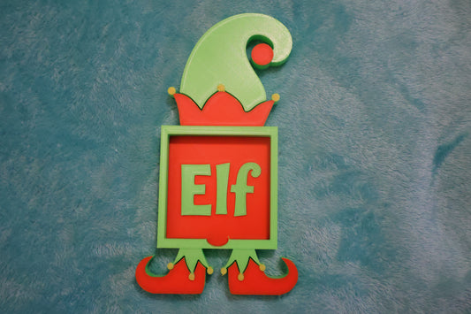 Elf post it note holder