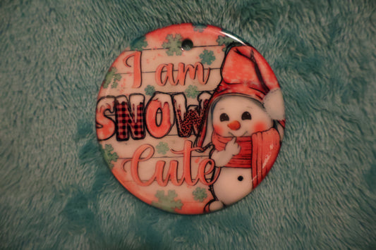Snow cute Ornament