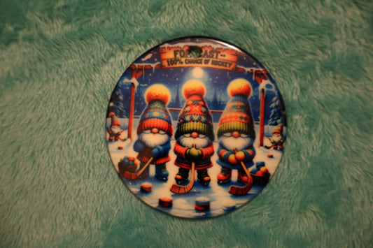 Gnome Hockey ornament
