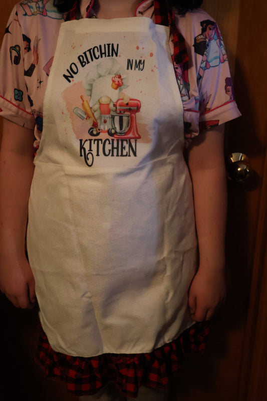Gnome No Bitchin in My Kitchen Apron Set