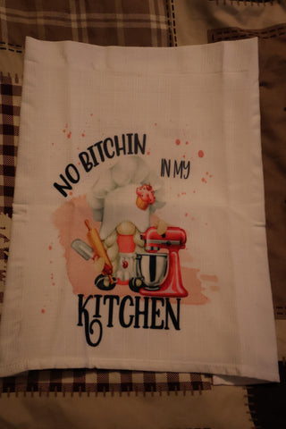 Gnome No Bitchin in My Kitchen Apron Set