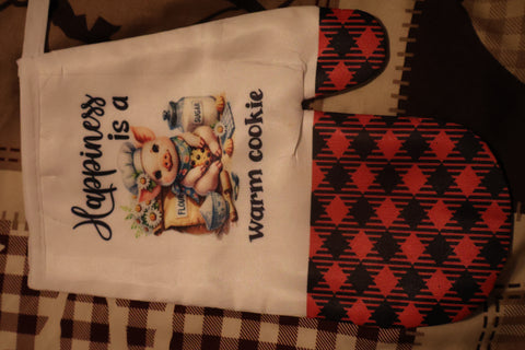 Pig Baking is My Happy Place Apron Set