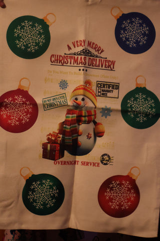Snowman Santa Sack