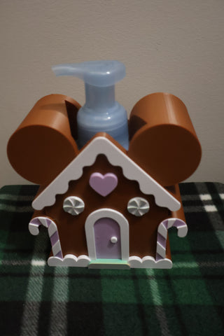 Mouse ear Gingerbread House Soap holder
