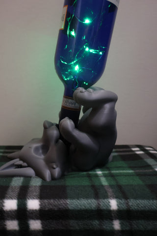 Wolf cub wine/Liquor bottle holder