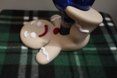 Gingerbread Man Wine/Liquor bottle holder