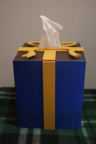 Gift tissue box holder