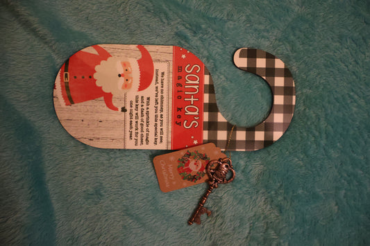 Santa Key Black plaid
