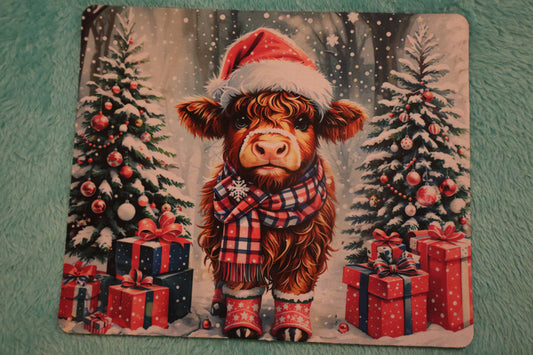 Highland Cow Christmas Trees