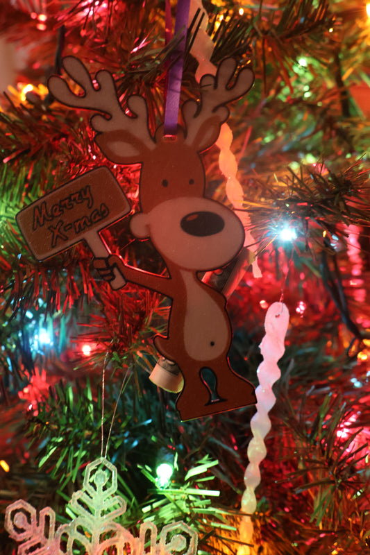 Deer Money Ornament