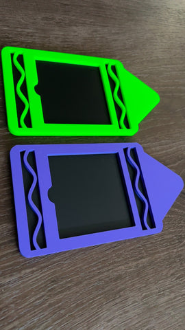 CRAYON POST IT NOTE HOLDER