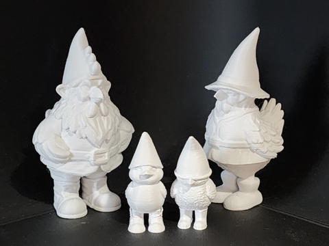 Chicken Gnome Family