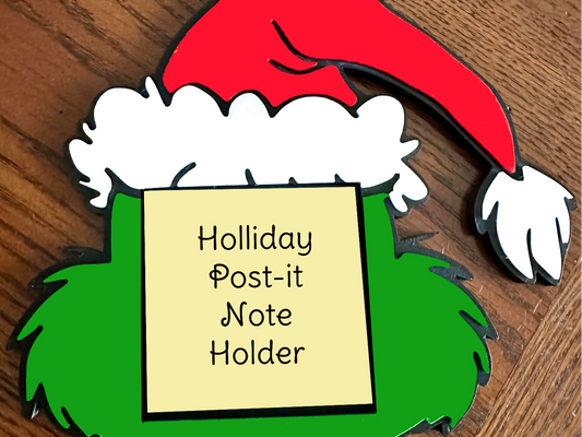 Christamas post it notes holder