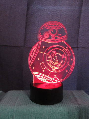 LED Lit Sign with Color Change